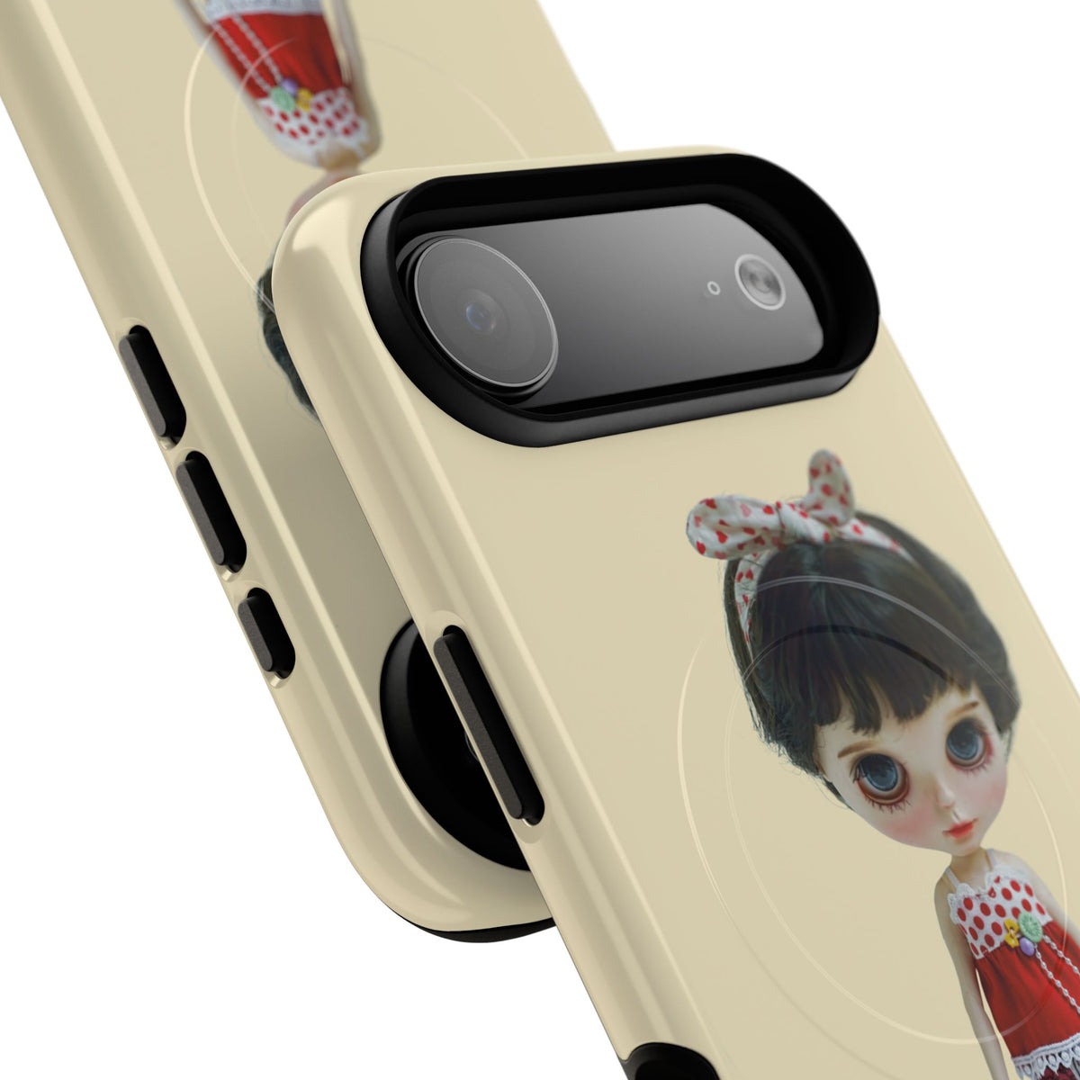 Phone Case — Vintage Doll 'Sand Play' Magnetic Protective Case