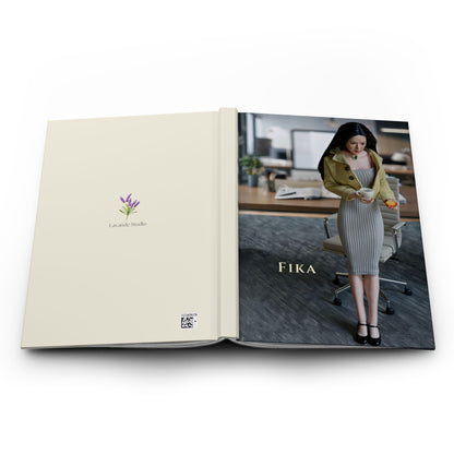 Fika Hardcover Journal — Scandinavian Coffee Break Notebook