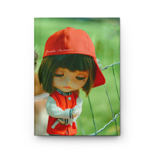 Custom Doll & Baby Alpaca  Hardcover Journal — Cute Photography Notebook for Kids & Animal Lovers
