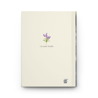Vintage Polka Dot Lady Journal — 'Aimee Adrienne' Hardcover Notebook