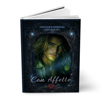 Inspirational Journal Hardcover – "Con Affetto" Romance Portrait Design