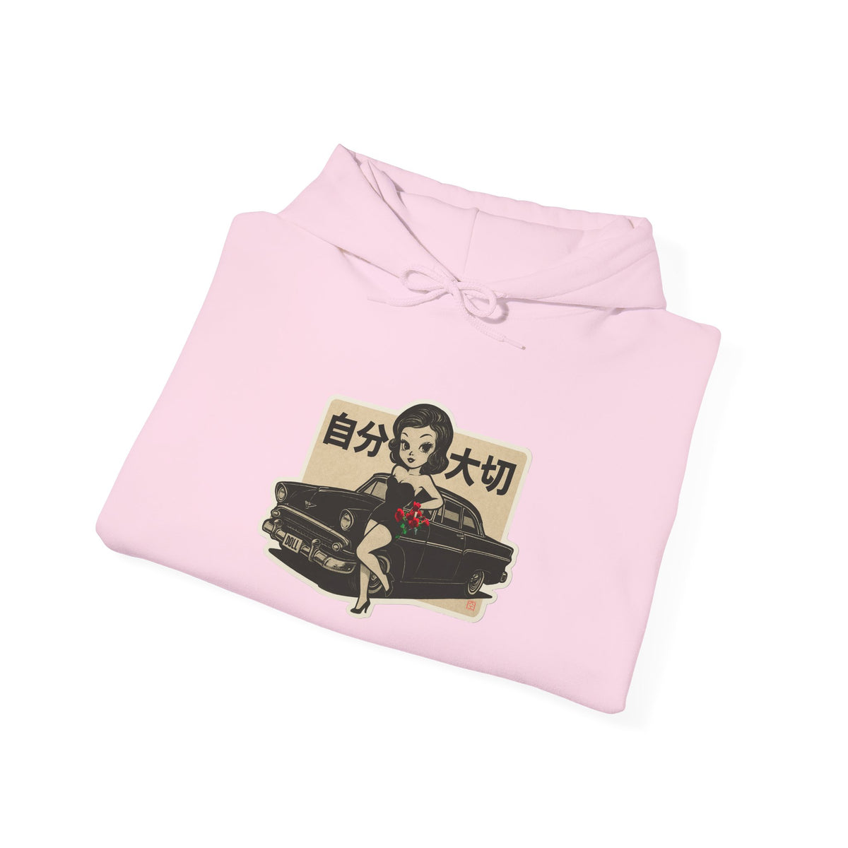 Coffin Girl Hoodie – Japanese Self Care Graphic Pullover
