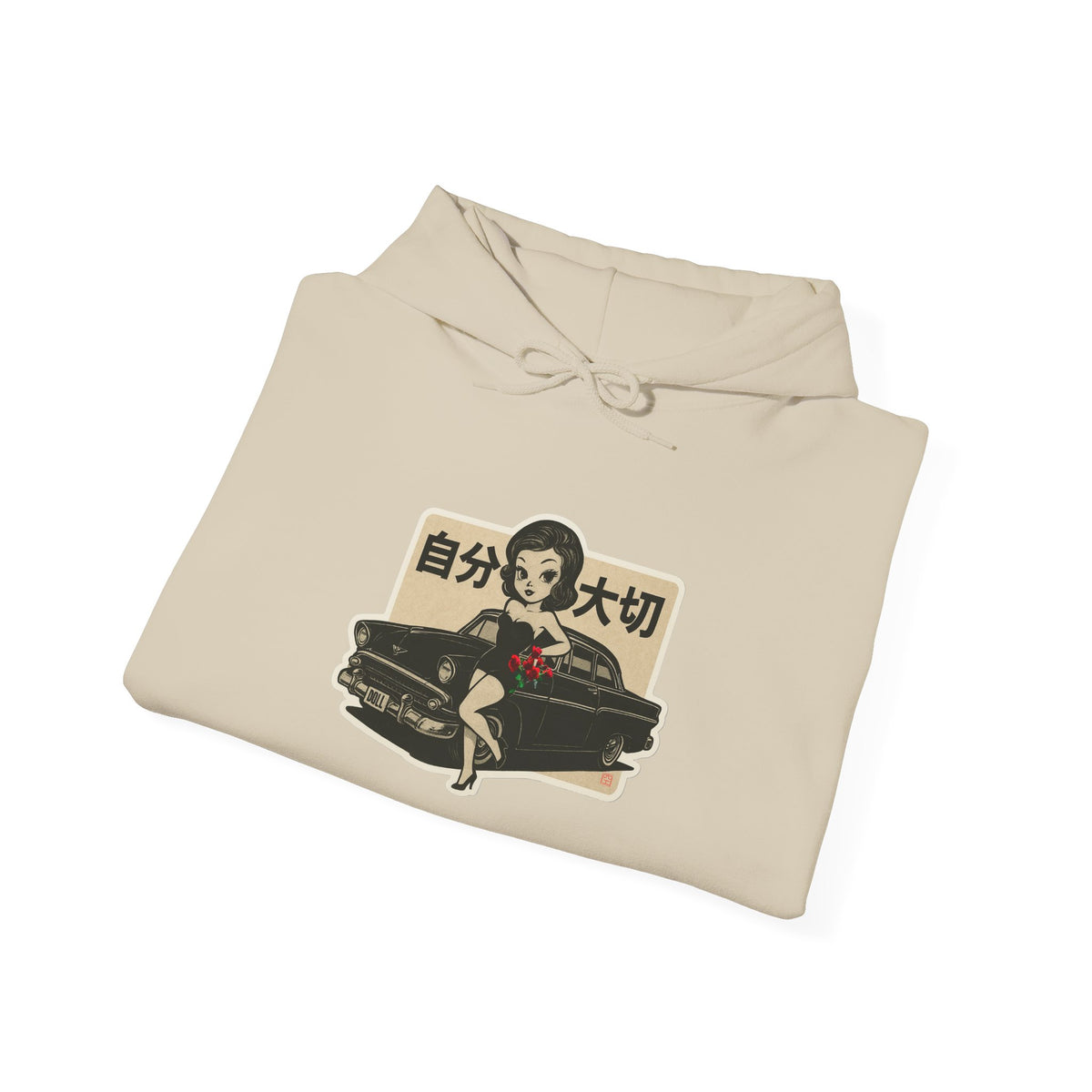 Coffin Girl Hoodie – Japanese Self Care Graphic Pullover
