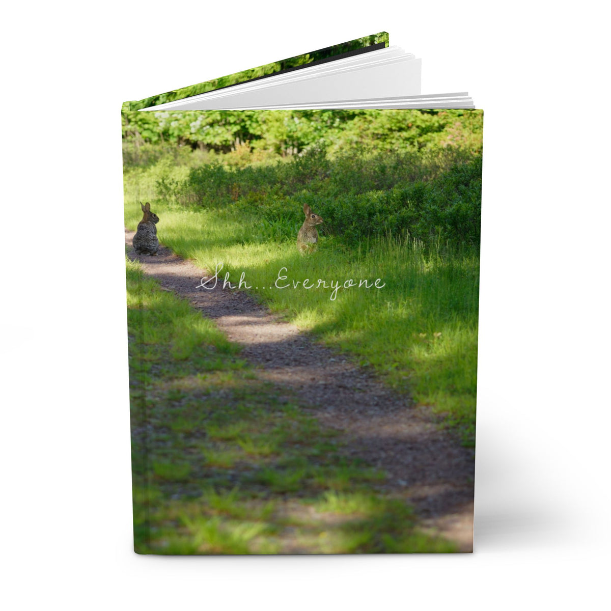 Doll  Forest Path Hardcover Journal — Cute Doll Photography Notebook