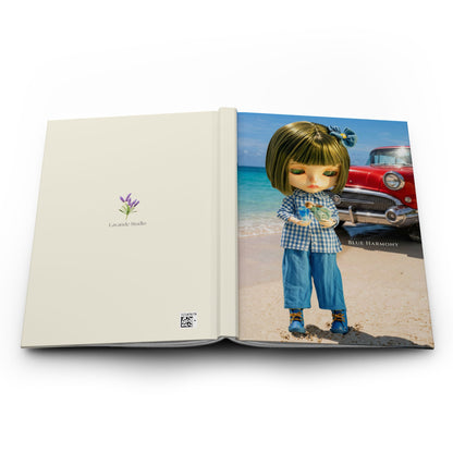 Beach Journal — Vintage Doll Seaside Hardcover Notebook