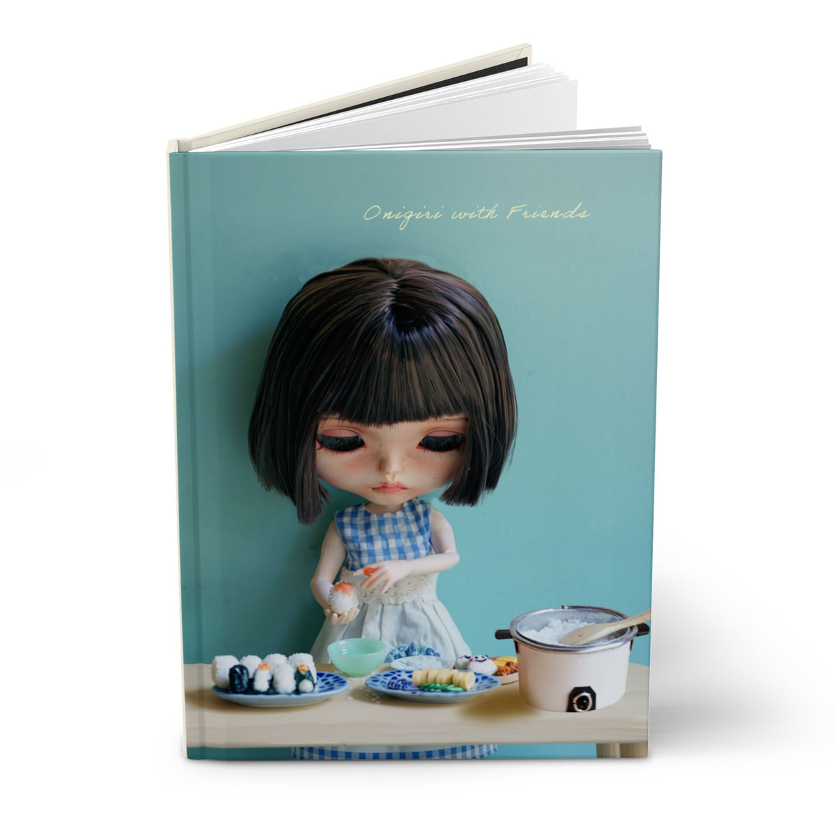Doll Kitchen Hardcover Journal — Lavender Made Cute Recipe & Memory Notebook