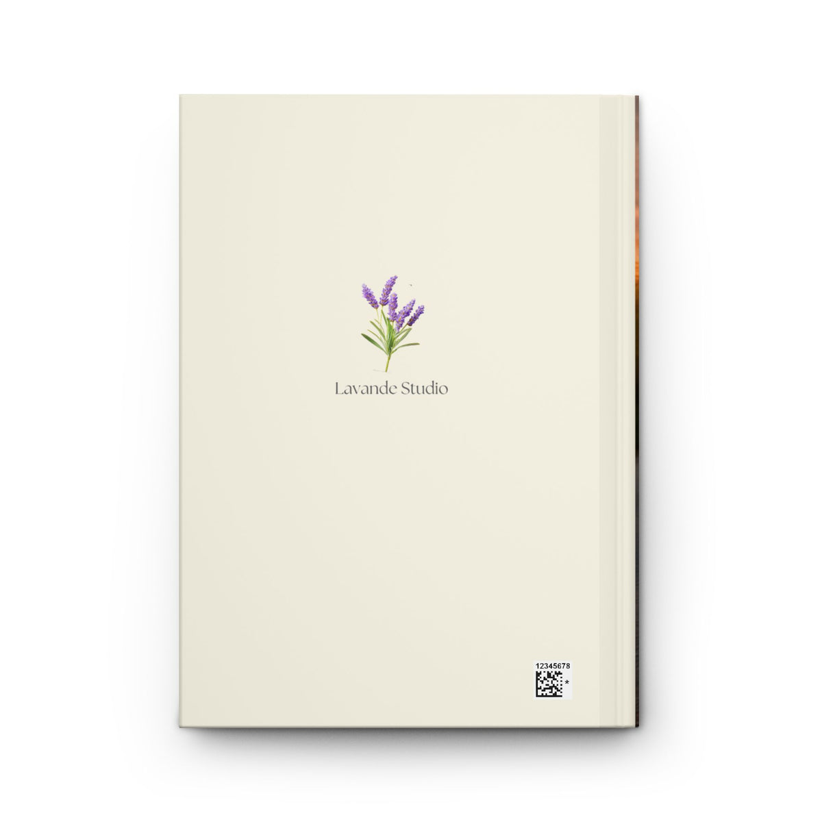 Sunset Doll Path Hardcover Journal — Cute Doll Keepsake Notebook