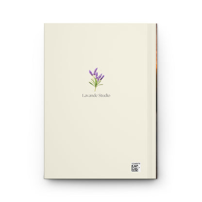 Sunset Doll Path Hardcover Journal — Cute Doll Keepsake Notebook
