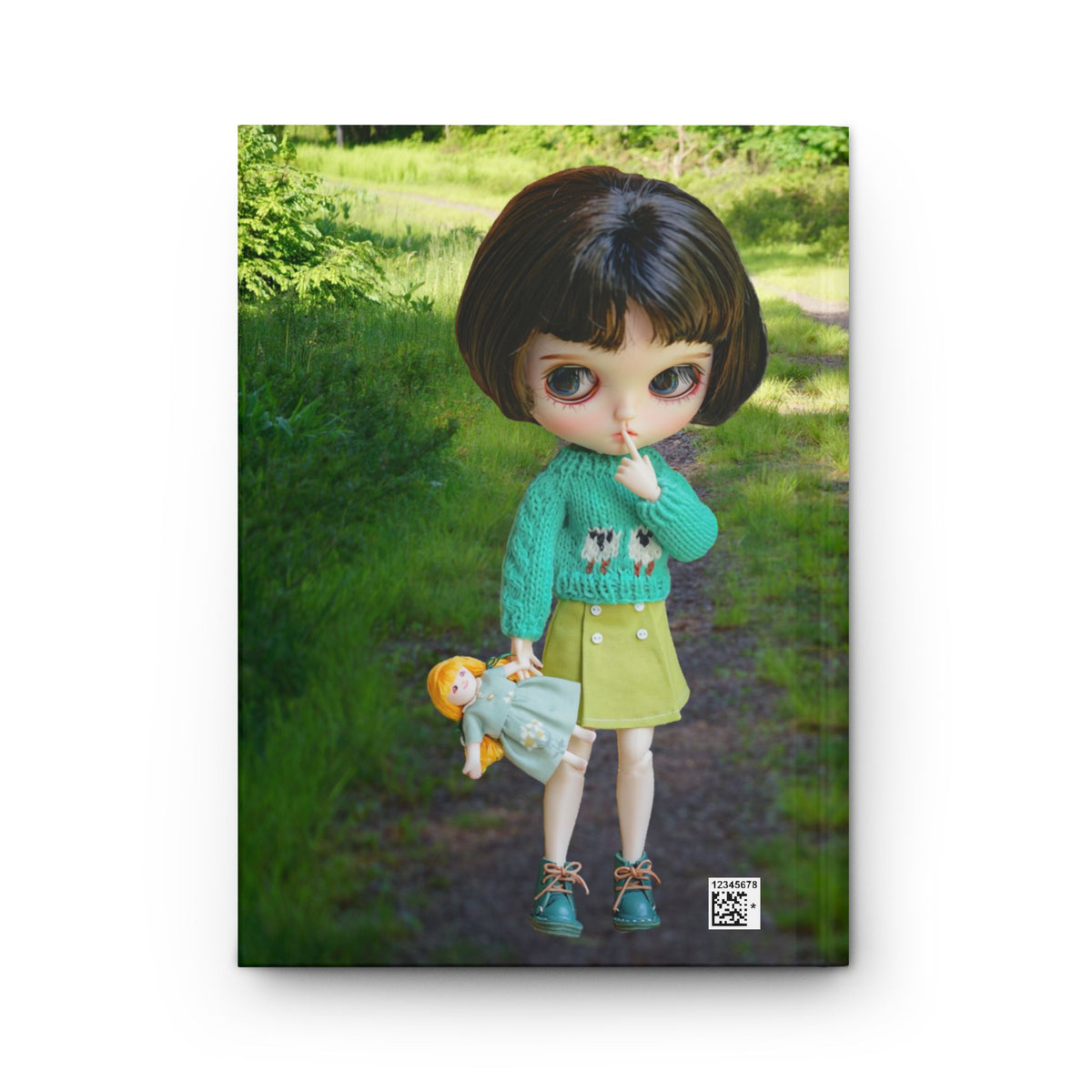 Doll  Forest Path Hardcover Journal — Cute Doll Photography Notebook