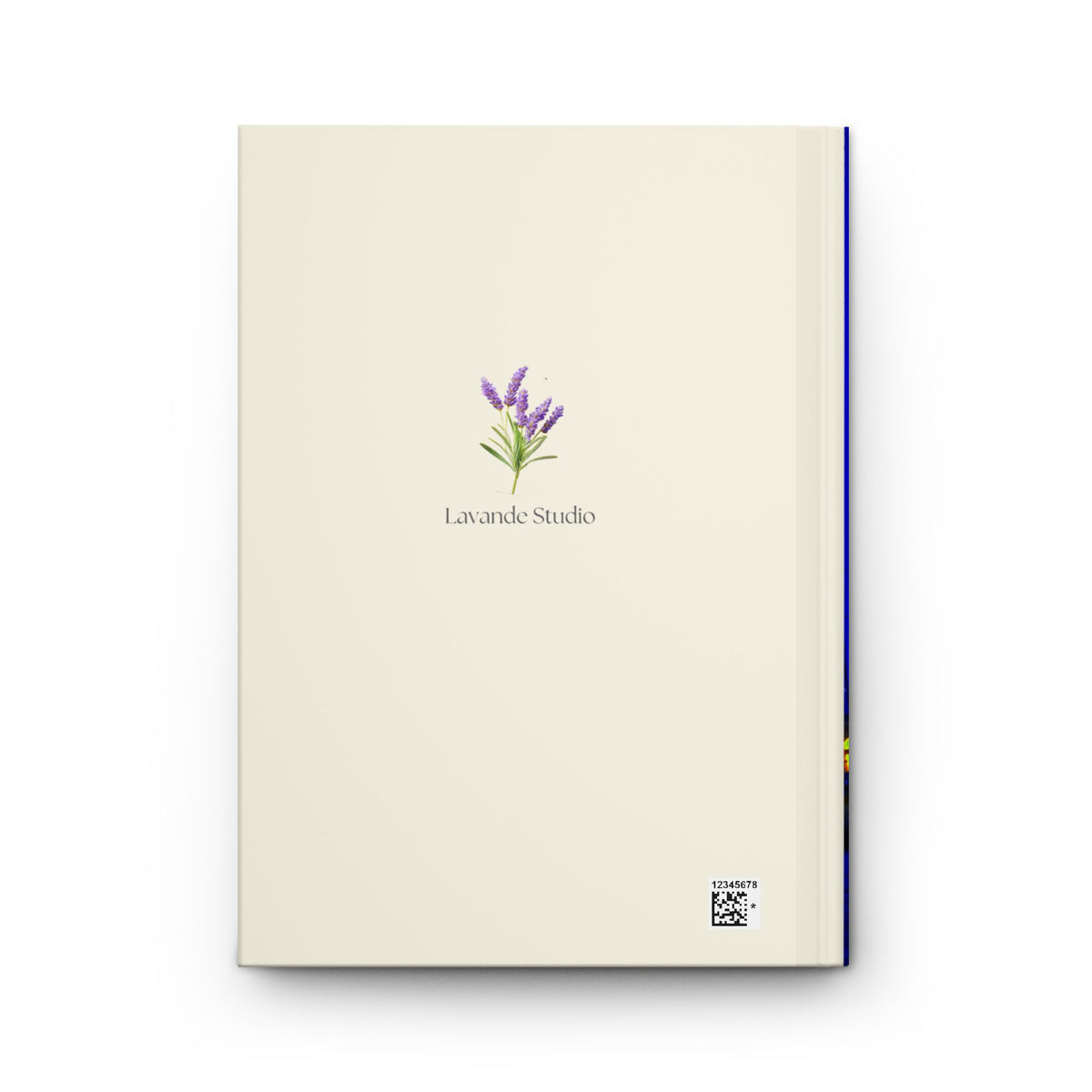 Hardcover Journal — Vintage Portrait at Docks (Blue Night)