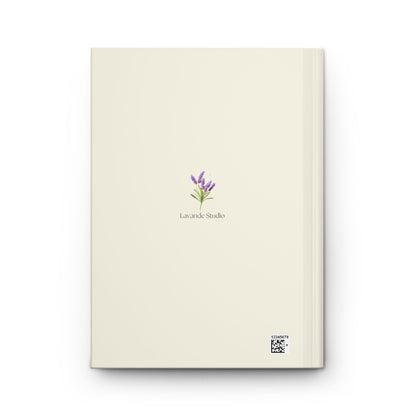September Rain Hardcover Journal — Moody Vintage Portrait Notebook