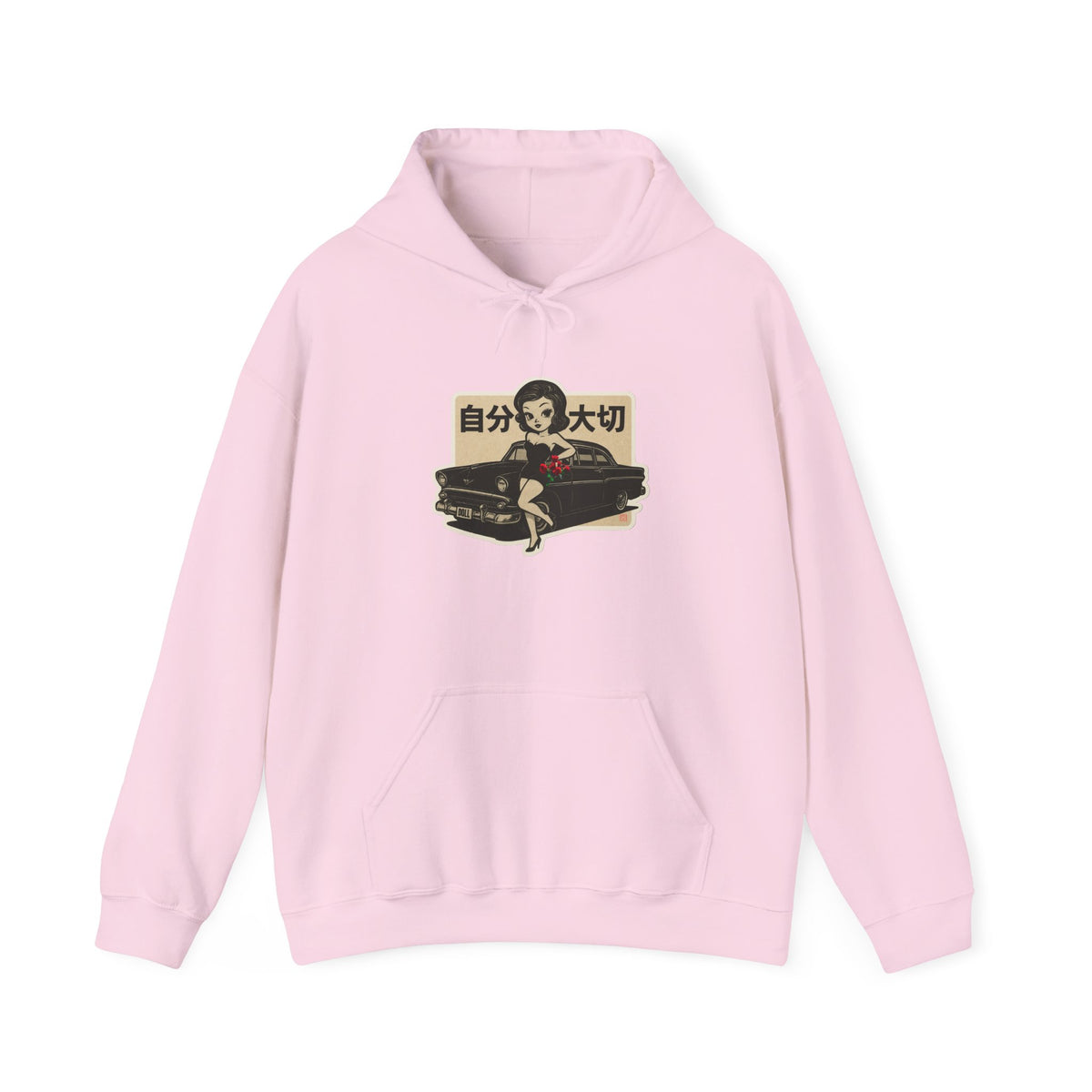 Coffin Girl Hoodie – Japanese Self Care Graphic Pullover