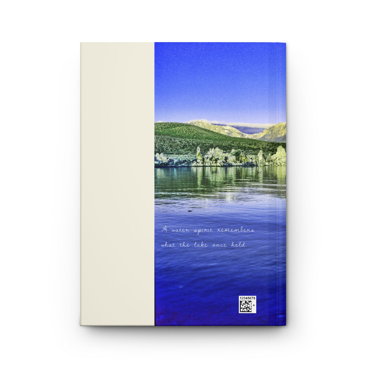 Scenic Portrait Hardcover Journal – Polka Dot Girl by the Lake
