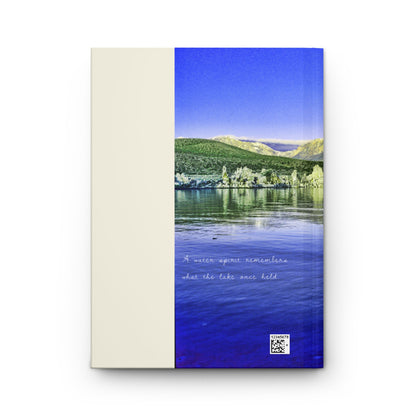 Scenic Portrait Hardcover Journal – Polka Dot Girl by the Lake