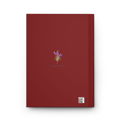 Vintage Pin-Up Journal — "Be Gentle with Yourself" Hardcover Notebook (Self-Care, Retro Car Art)