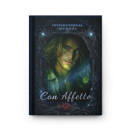 Inspirational Journal Hardcover – "Con Affetto" Romance Portrait Design