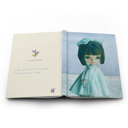 Doll Hardcover Journal — Vintage Doll Art Blank Notebook