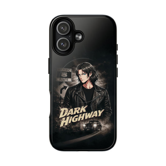 Dark Highway Phone Case — Gothic Rider Magnetic Tough Case