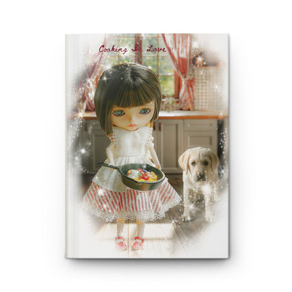 Doll Kitchen Journal – "Cooking Is Love" Hardcover Notebook