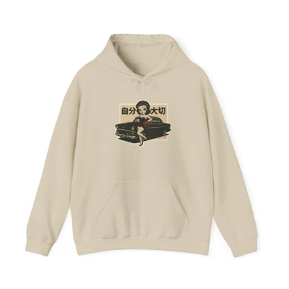 Coffin Girl Hoodie – Japanese Self Care Graphic Pullover