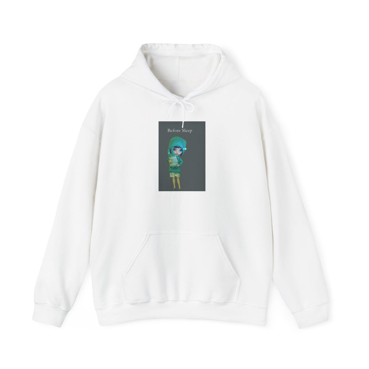 Alien Girl Illustration Hoodie — "Believe Always" Cute Sci‑Fi Art Pullover