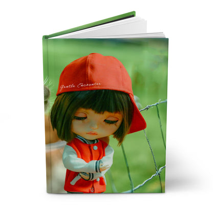 Custom Doll & Baby Alpaca  Hardcover Journal — Cute Photography Notebook for Kids & Animal Lovers