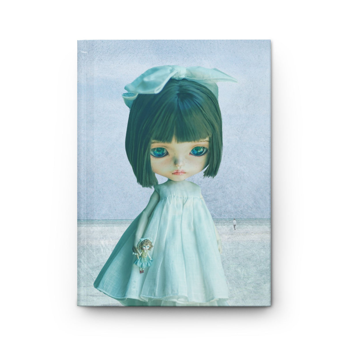 Doll Hardcover Journal — Vintage Doll Art Blank Notebook